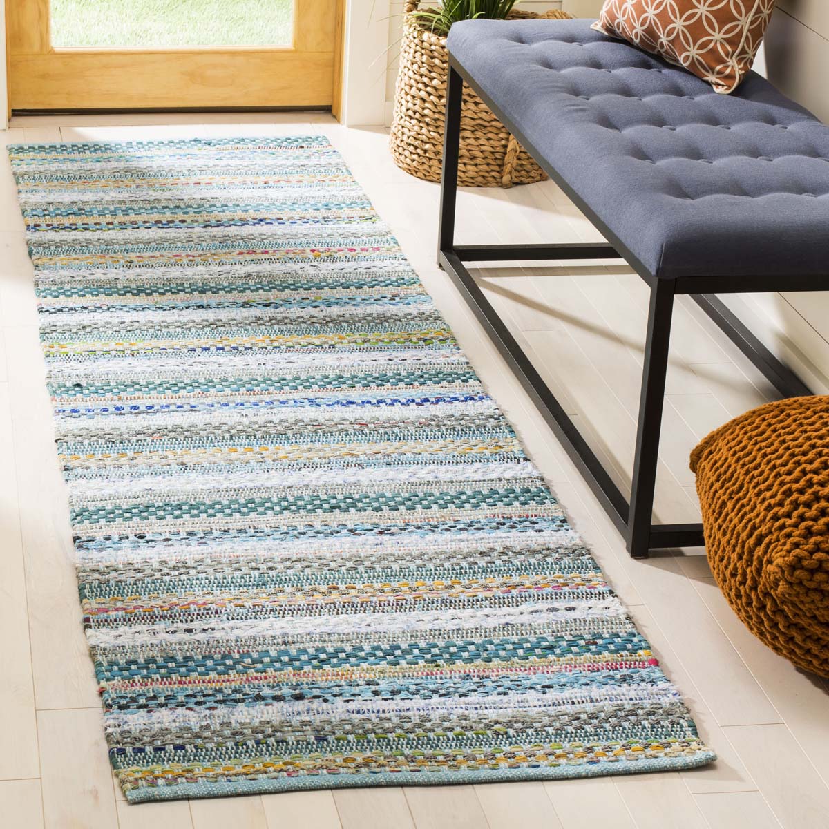 Safavieh Montauk 975 Rug, MTK975 - Aqua / Multi