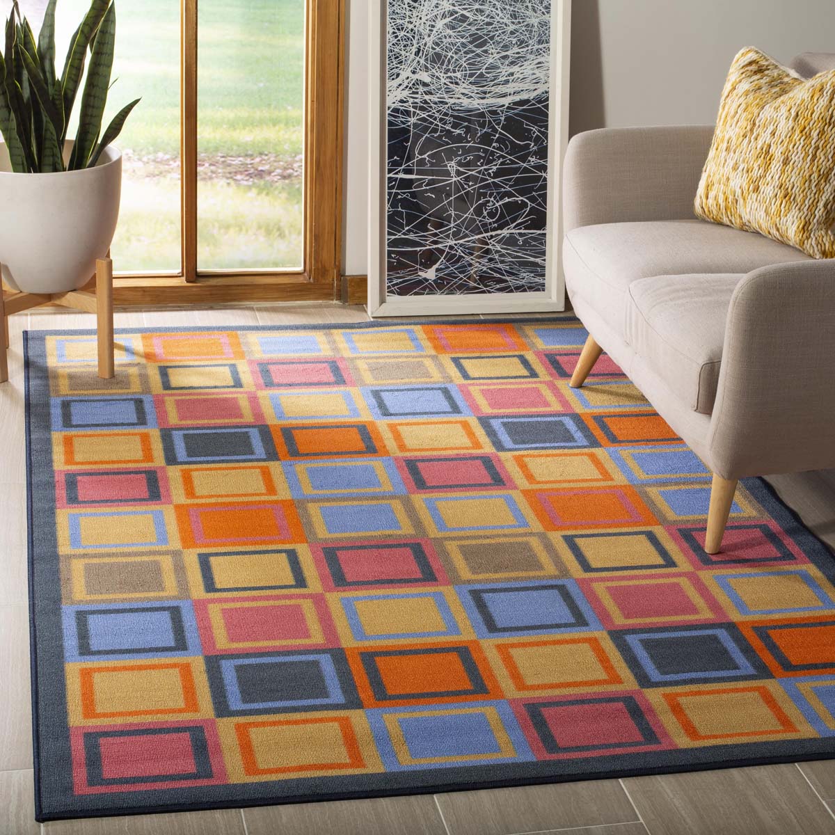 Safavieh Metropolis 531 Rug, MTP531 - Blue / Multi