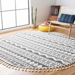 Safavieh Moroccan Tassel Shag 484 Rug, MTS484 - Ivory / Black