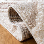 Safavieh Moroccan Tassel Shag 601 Rug, MTS601 - Ivory / Brown