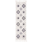 Safavieh Moroccan Tassel Shag 601 Rug, MTS601 - Ivory / Grey