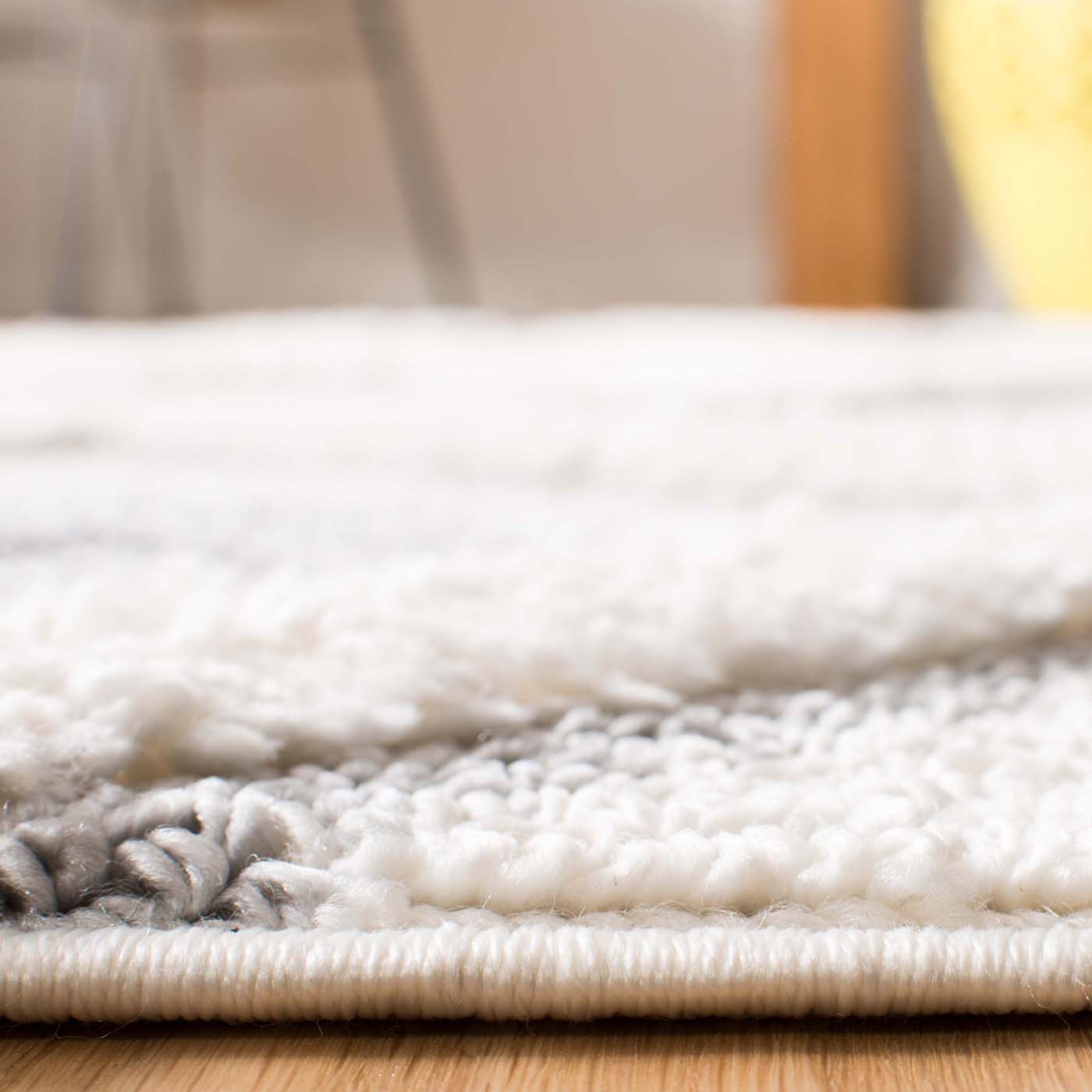 Safavieh Moroccan Tassel Shag 601 Rug, MTS601 - Ivory / Grey