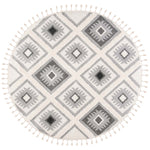 Safavieh Moroccan Tassel Shag 601 Rug, MTS601 - Ivory / Grey