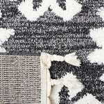 Safavieh Moroccan Tassel Shag 652 Rug, MTS652 - Dark Grey / Ivory