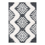 Safavieh Moroccan Tassel Shag 652 Rug, MTS652 - Dark Grey / Ivory