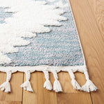 Safavieh Moroccan Tassel Shag 652 Rug, MTS652 - Teal / Ivory