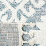 Safavieh Moroccan Tassel Shag 652 Rug, MTS652 - Teal / Ivory