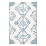 Safavieh Moroccan Tassel Shag 652 Rug, MTS652 - Teal / Ivory