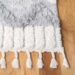 Safavieh Moroccan Tassel Shag 656 Rug, MTS656 - Grey / Ivory