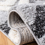 Safavieh Moroccan Tassel Shag 661 Rug, MTS661 - Grey / Ivory