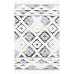 Safavieh Moroccan Tassel Shag 661 Rug, MTS661 - Grey / Ivory