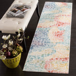 Safavieh Mystique 926 Rug, MYS926 - Blue / Rust