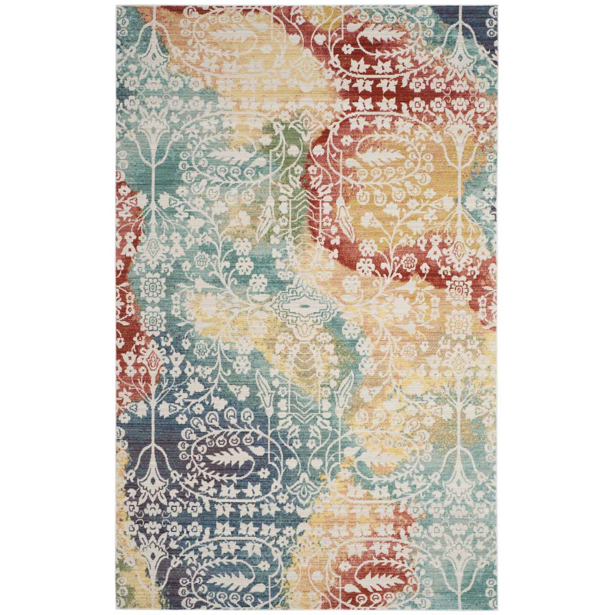 Safavieh Mystique 926 Rug, MYS926 - Blue / Rust