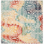 Safavieh Mystique 926 Rug, MYS926 - Blue / Rust