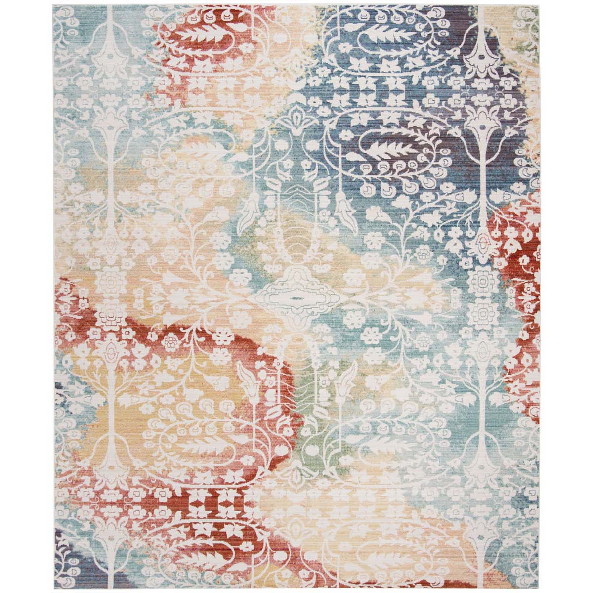 Safavieh Mystique 926 Rug, MYS926 - Blue / Rust
