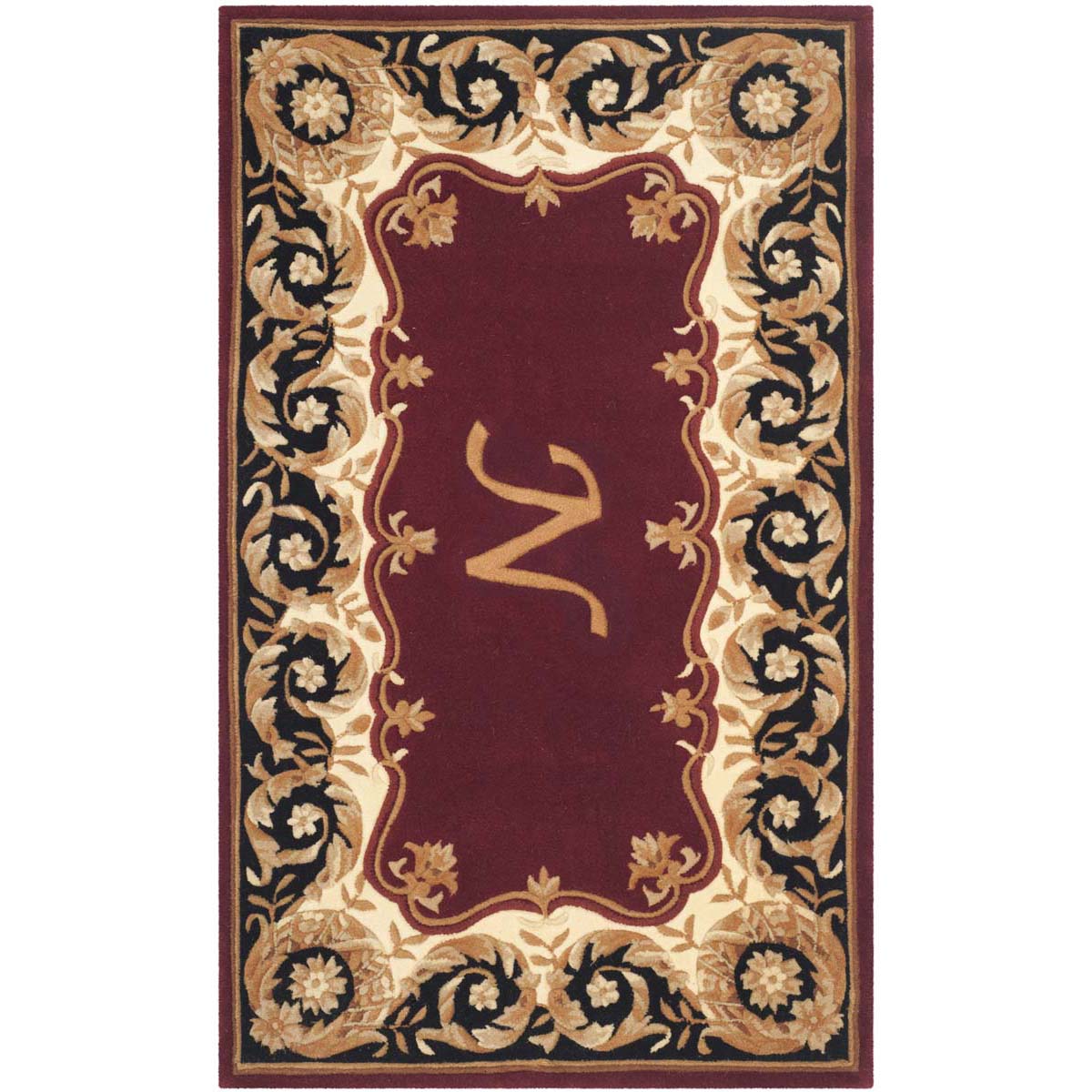 Safavieh Naples 20N Rug, NA520N - Maroon / Beige