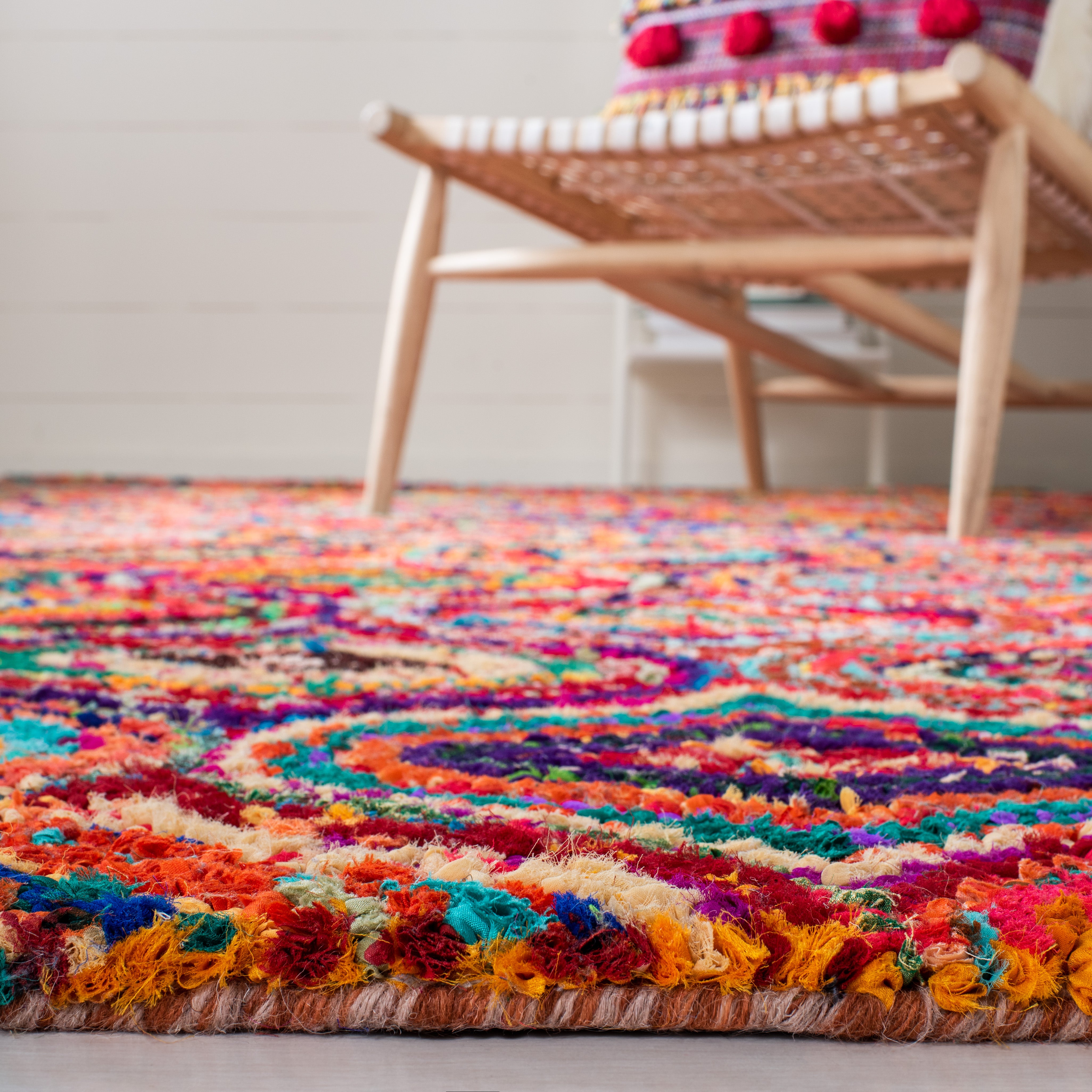 Safavieh Nantucket 301 Rug, NAN301 - Yellow / Multi