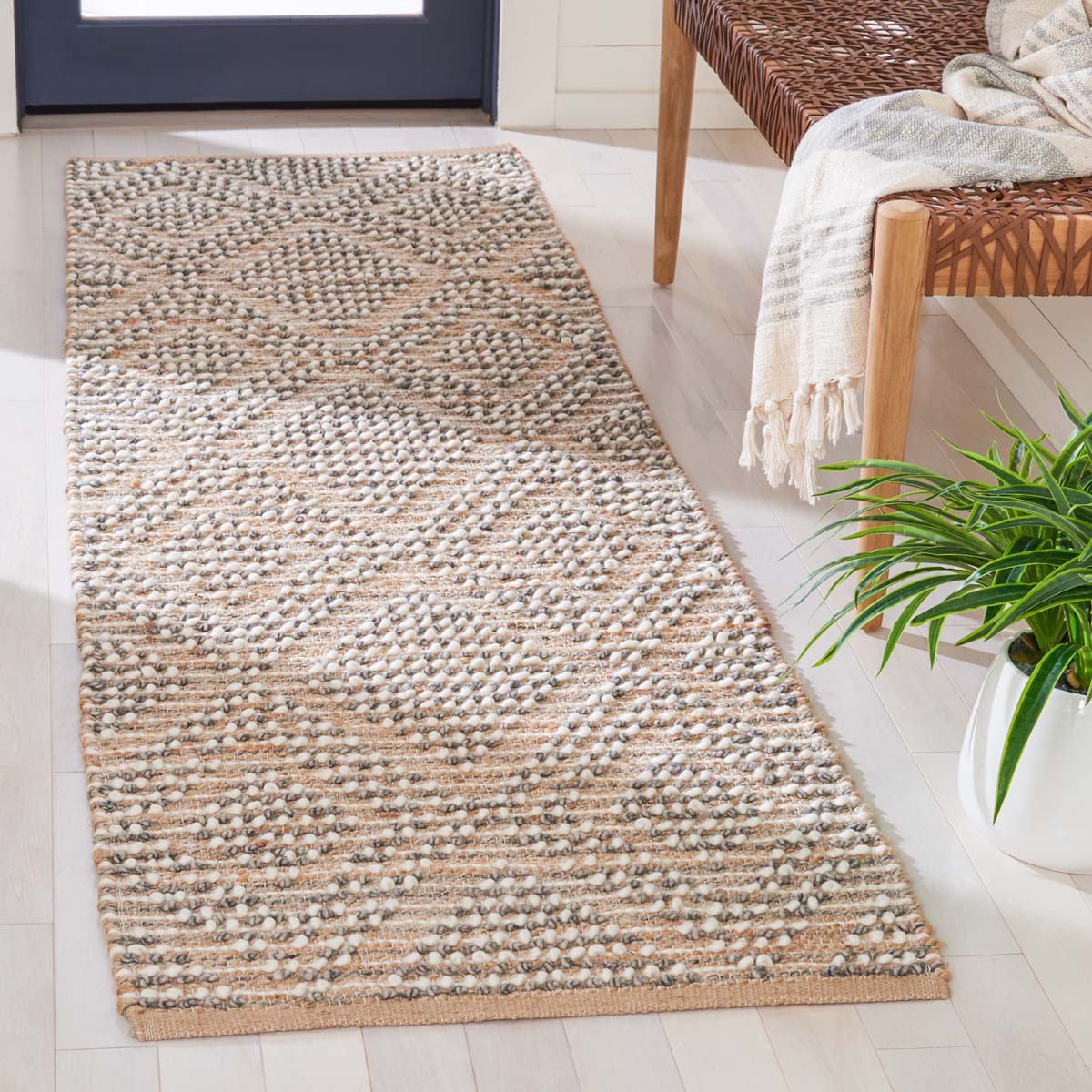 Safavieh Natura 108 Rug, NAT108 - NATURAL / GREY