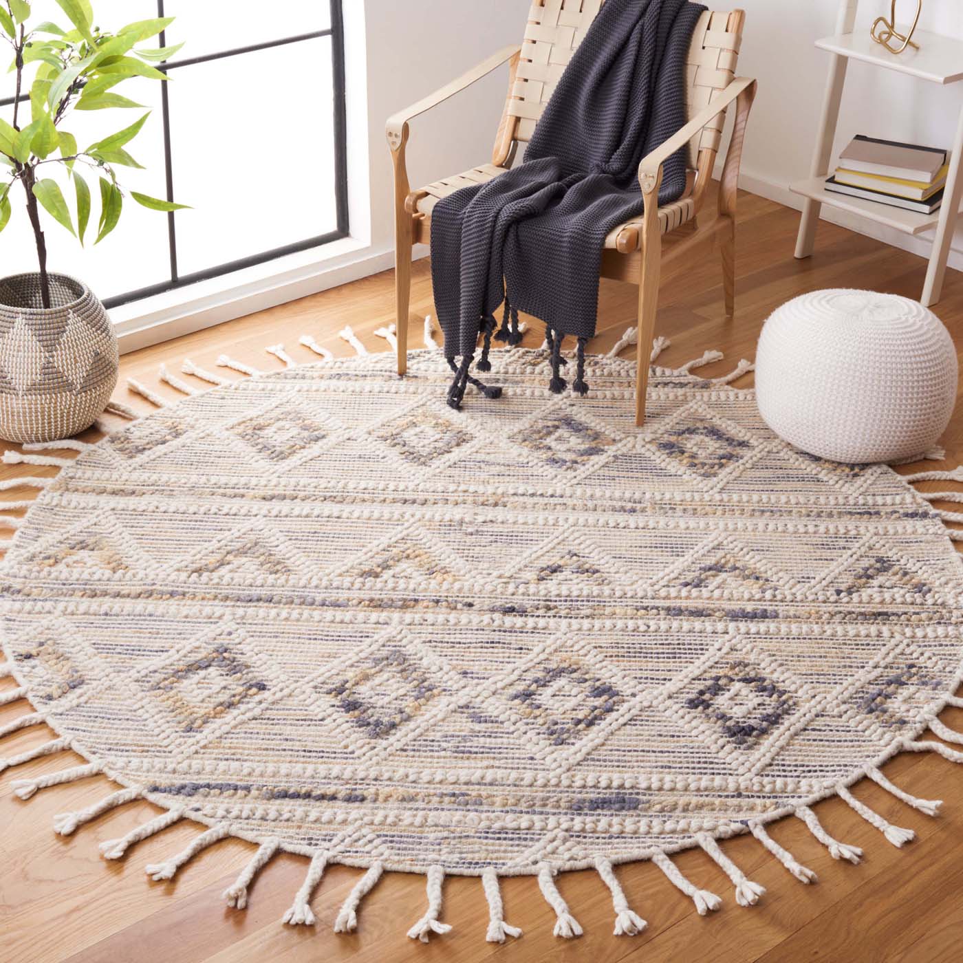 Safavieh Natura 175 Rug, NAT175 - IVORY / GREY