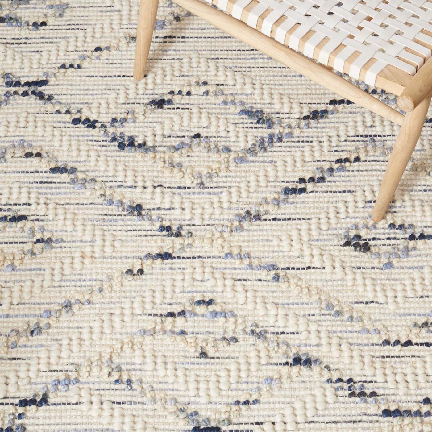 Safavieh Natura 177 Rug, NAT177 - IVORY / BLUE