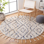 Safavieh Natura 177 Rug, NAT177 - IVORY / BLUE