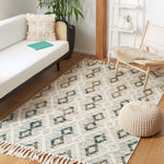 Safavieh Natura 180 Rug, NAT180 - IVORY / EMERALD