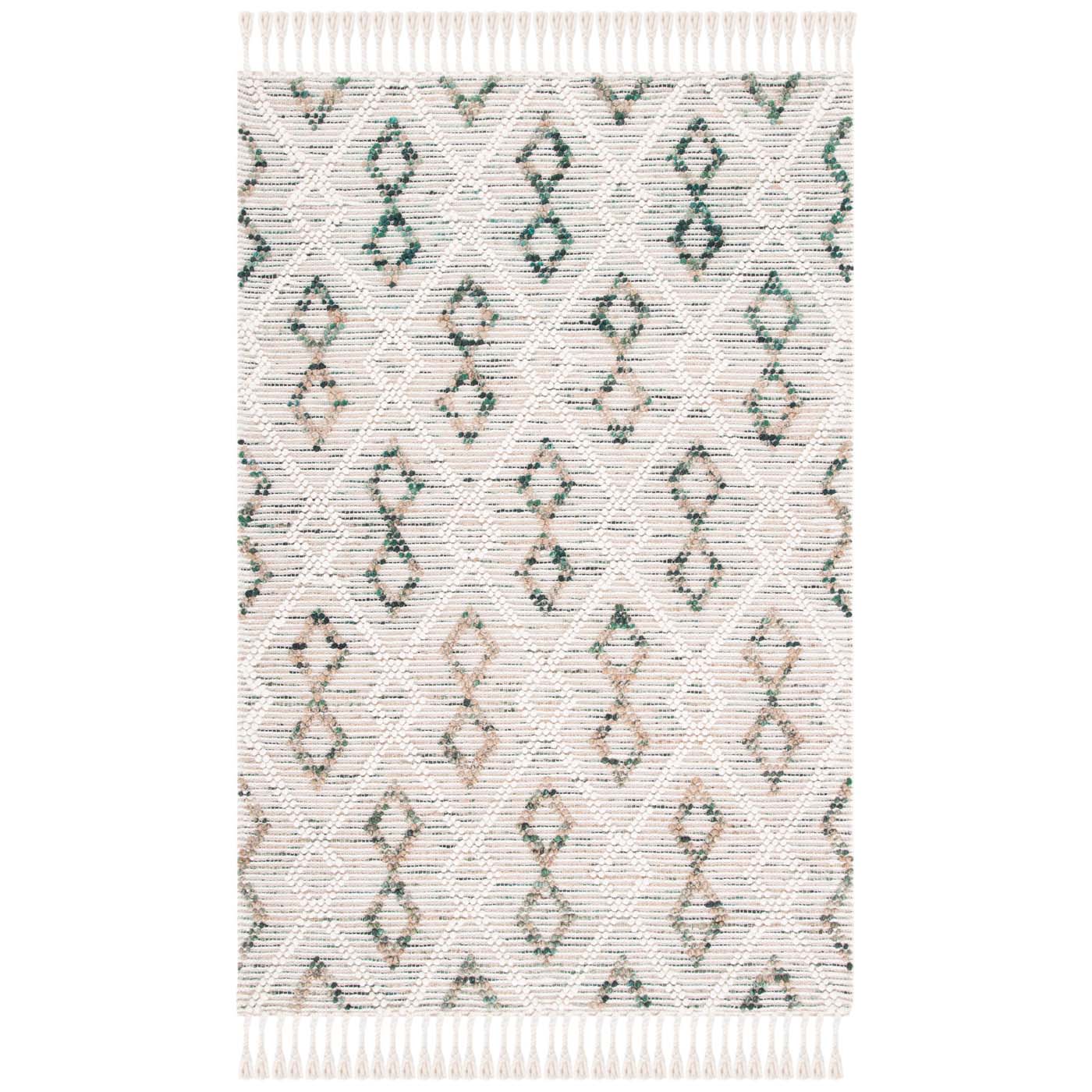 Safavieh Natura 180 Rug, NAT180 - IVORY / EMERALD