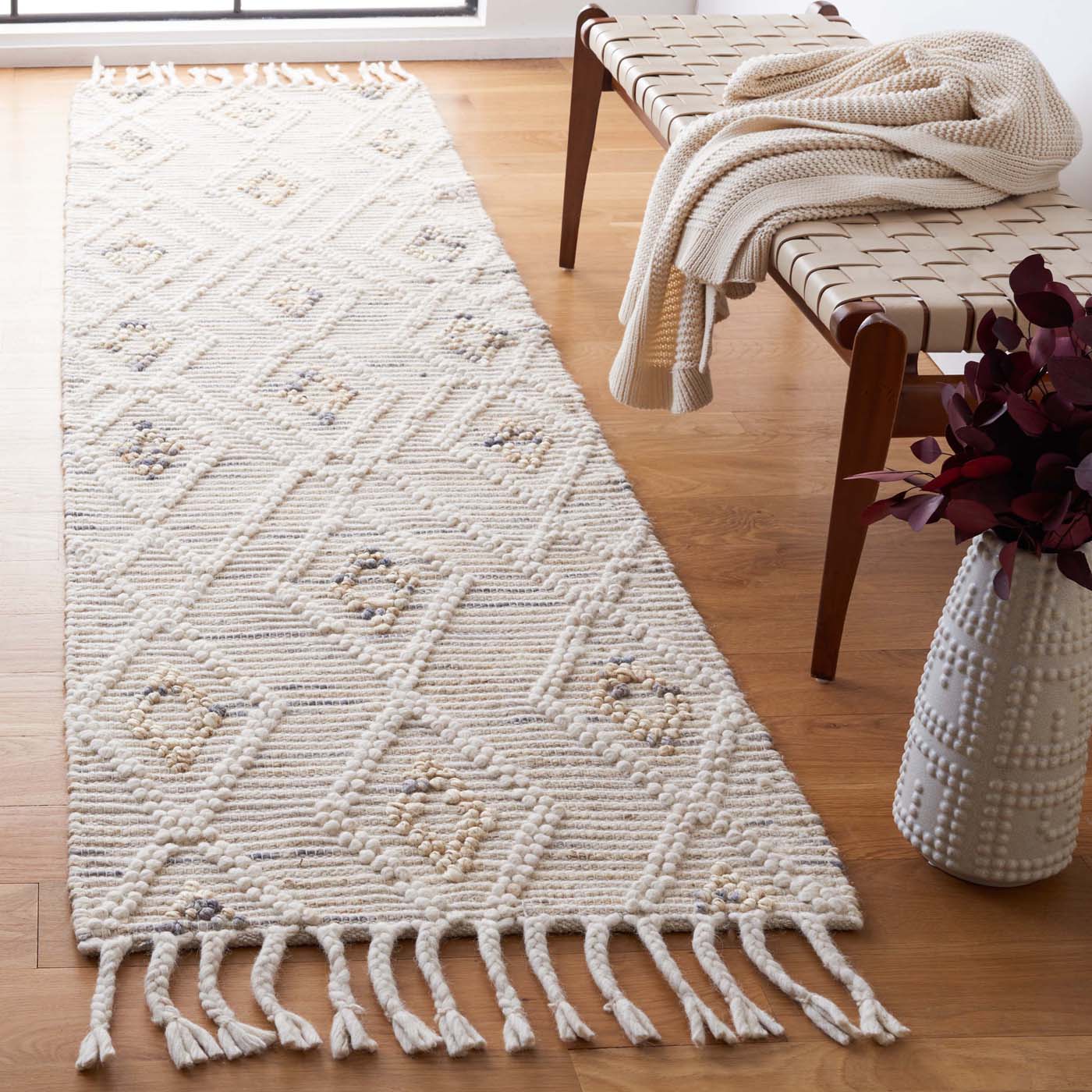 Safavieh Natura 181 Rug, NAT181 - IVORY / GREY