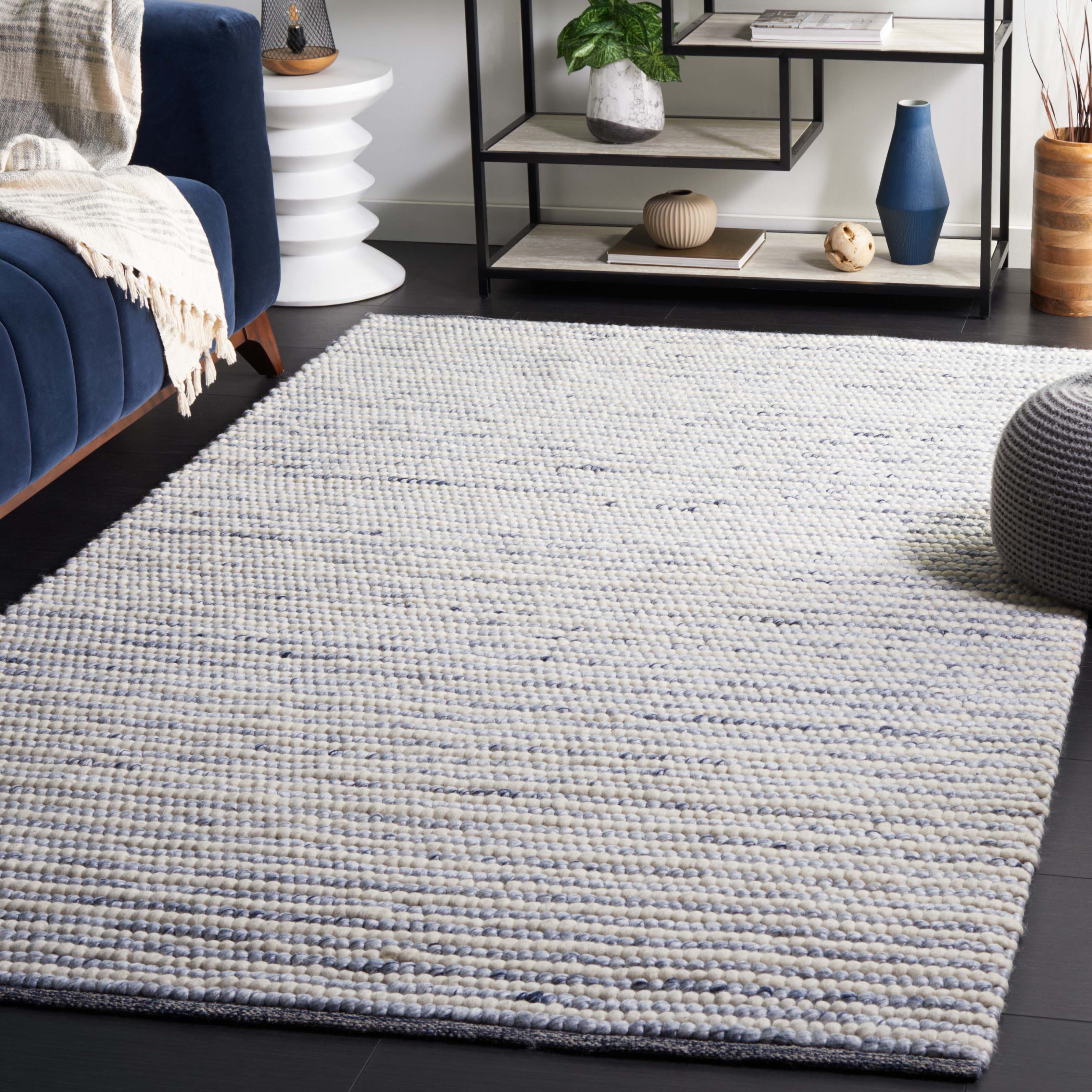 Safavieh Natura 220 Rug, NAT220 - IVORY / BLUE