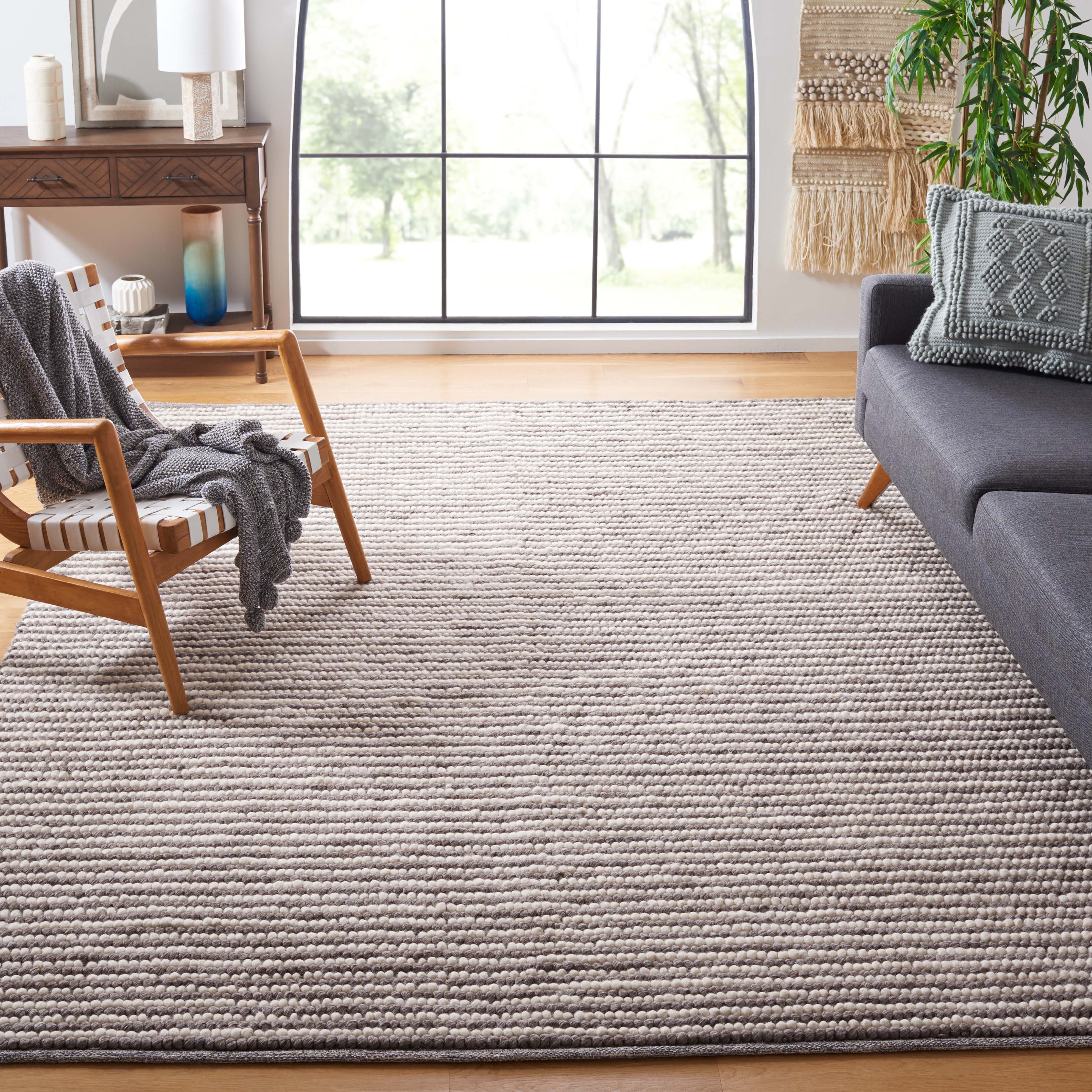 Safavieh Natura 220 Rug, NAT220 - IVORY / DARK BROWN