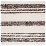 Safavieh Natura 328 Rug, NAT328 - BLACK / IVORY