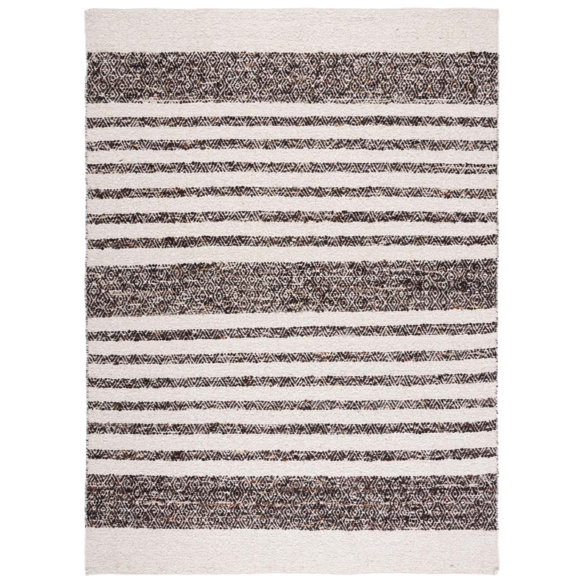 Safavieh Natura 329 Rug, NAT329 - BLACK / IVORY