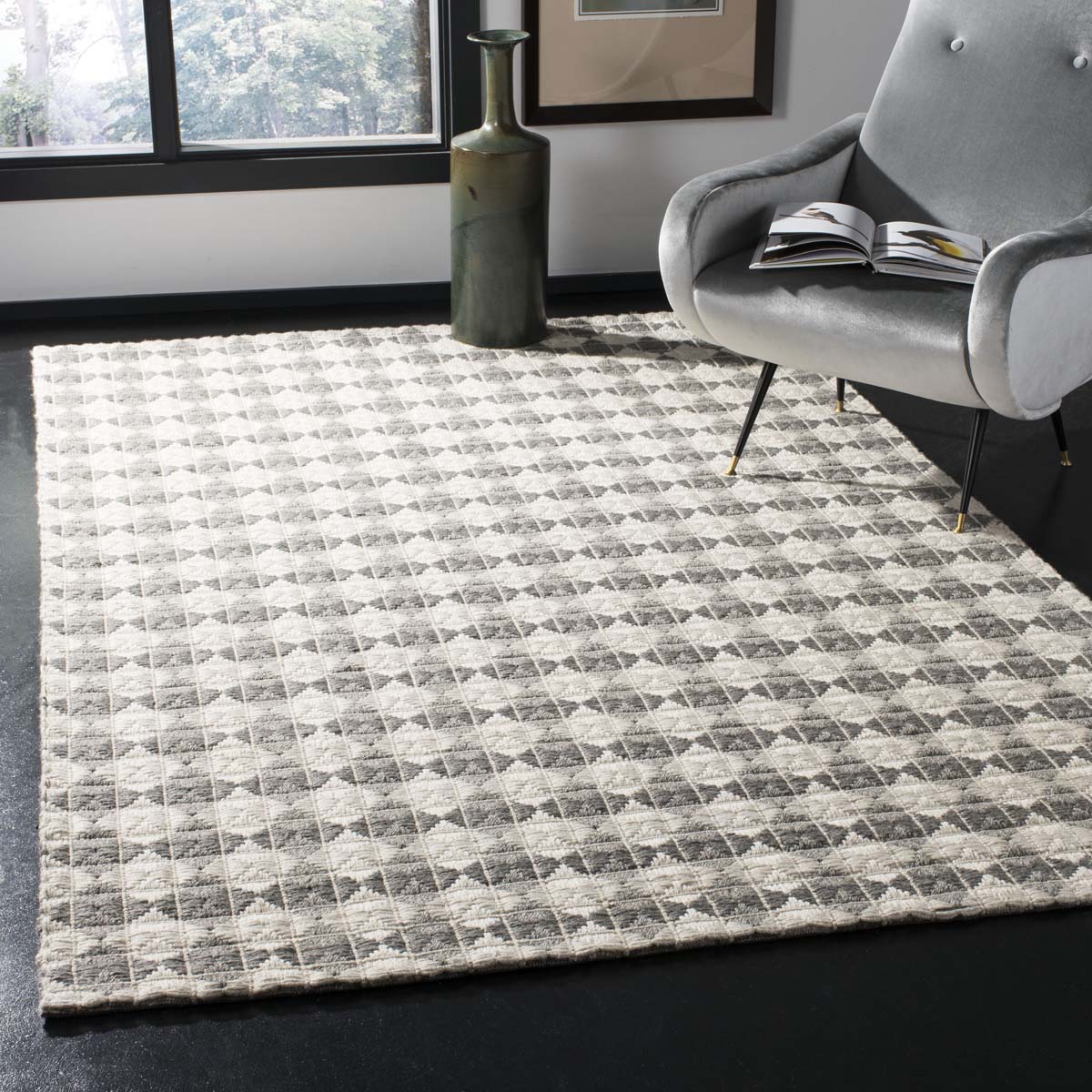Safavieh Natura 407 Rug, NAT407 - GREY / IVORY
