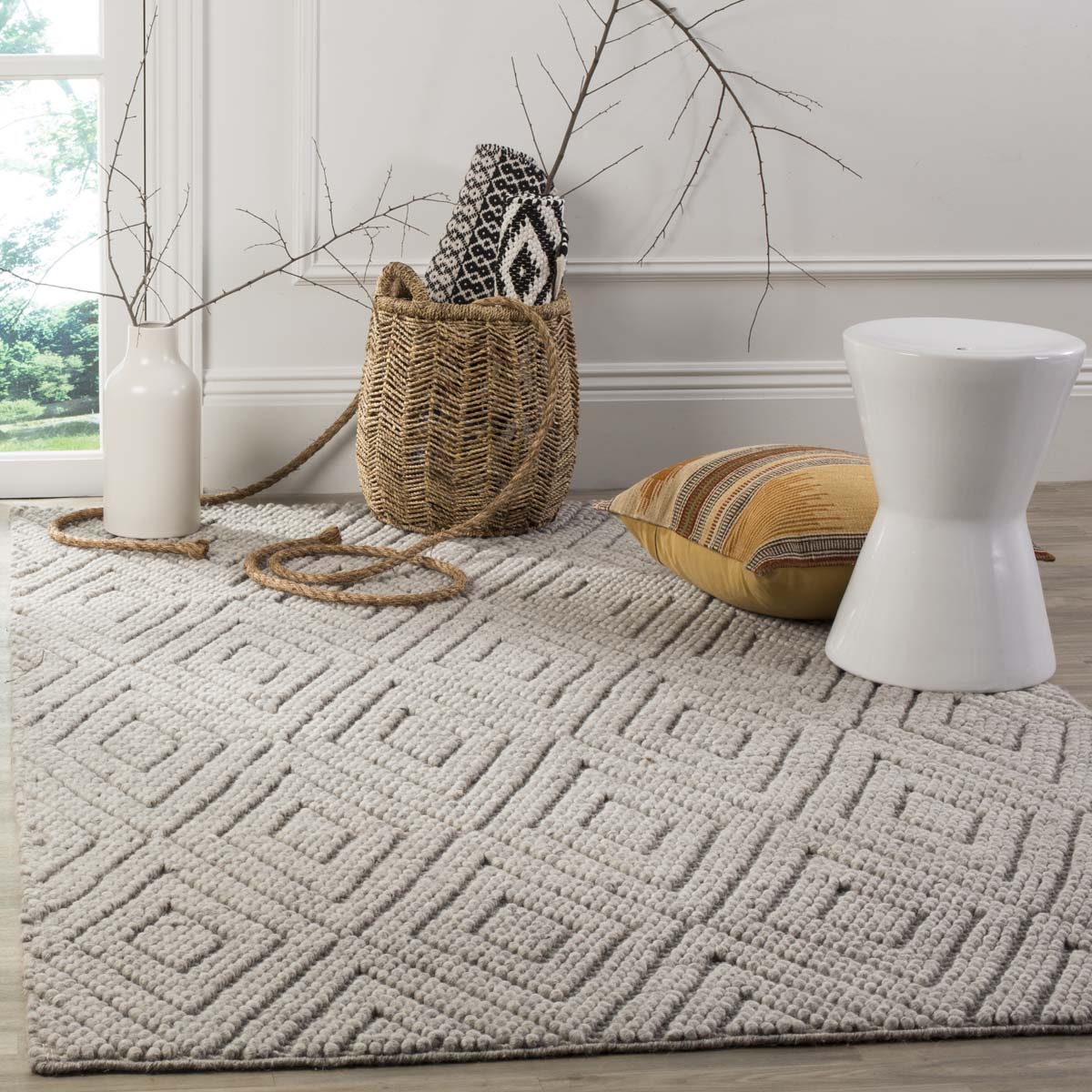 Safavieh Natura 623 Rug, NAT623 - SILVER