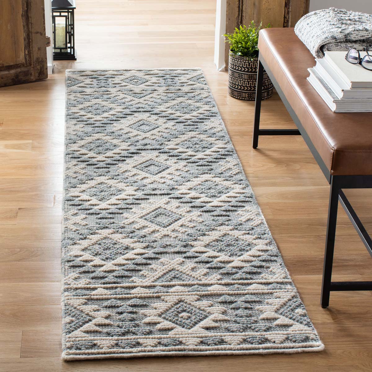 Safavieh Natura 629 Rug, NAT629 - CREAM / AQUA