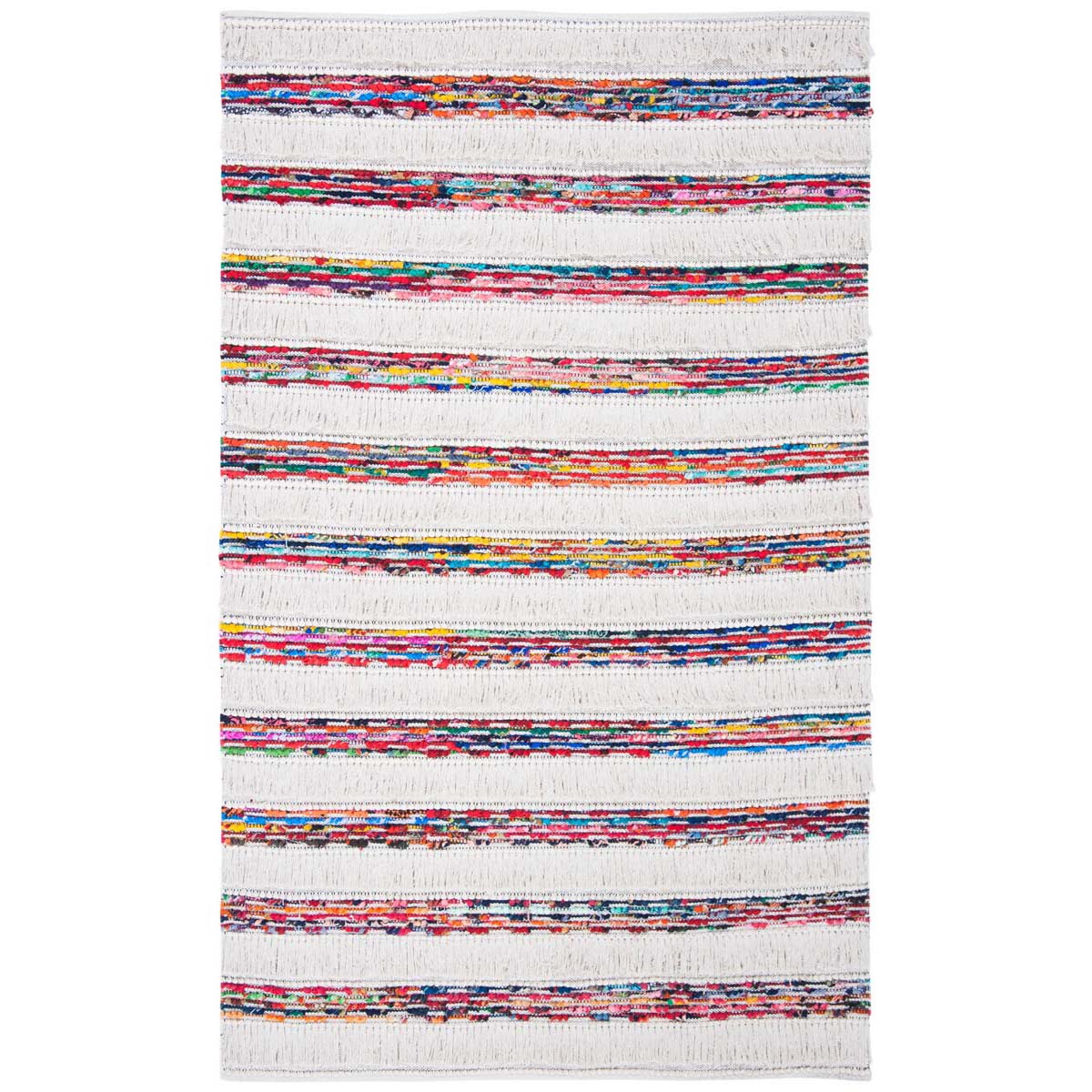 Safavieh Natura 654 Rug, NAT654 - IVORY / RED