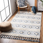 Safavieh Natura 678 Rug, NAT678 - IVORY / BLUE