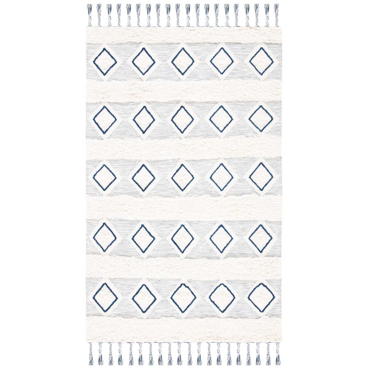 Safavieh Natura 678 Rug, NAT678 - IVORY / BLUE