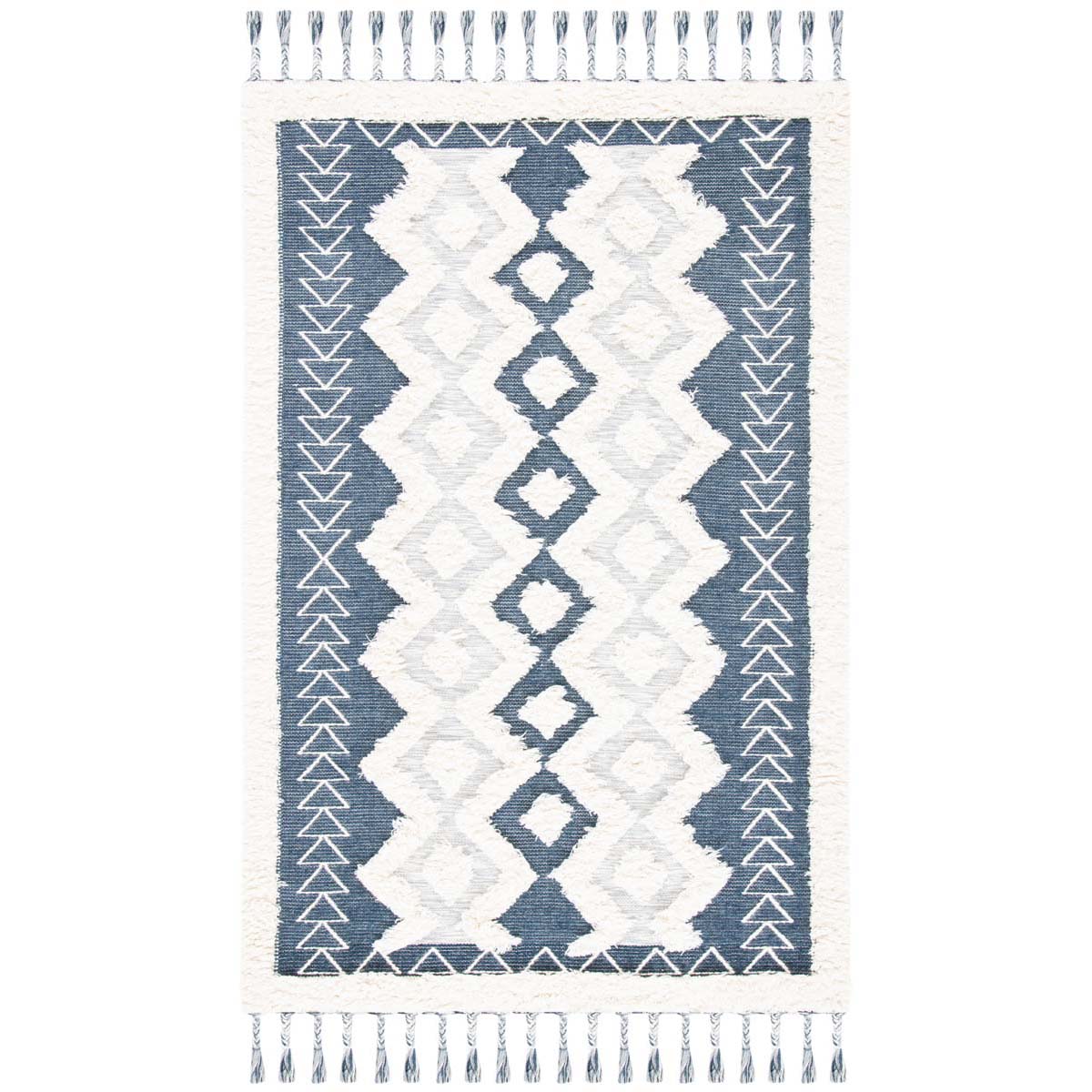 Safavieh Natura 679 Rug, NAT679 - IVORY / BLUE
