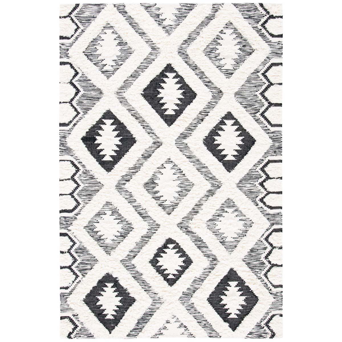 Safavieh Natura 684 Rug, NAT684 - IVORY / BLACK