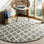 Safavieh Natura 711 Rug, NAT711 - IVORY / BLACK