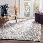 Safavieh Natura 712 Rug, NAT712 - IVORY / BLACK