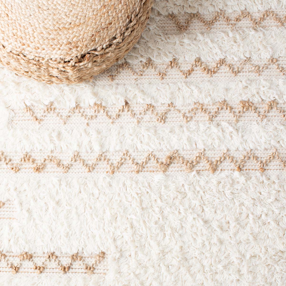 Safavieh Natura 720 Rug, NAT720 - IVORY / BROWN