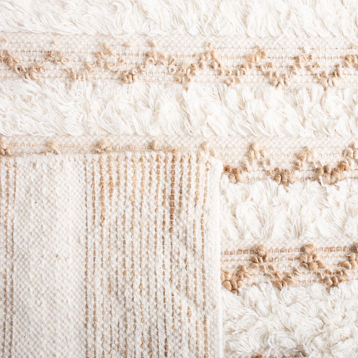 Safavieh Natura 720 Rug, NAT720 - IVORY / BROWN