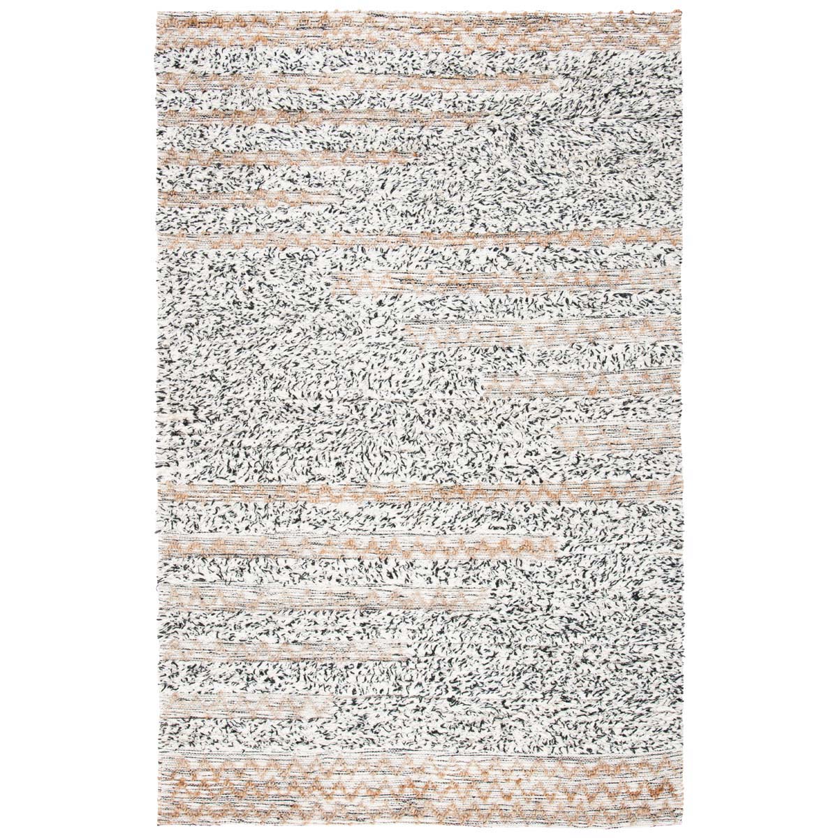Safavieh Natura 720 Rug, NAT720 - IVORY / BLACK