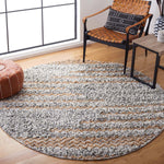 Safavieh Natura 720 Rug, NAT720 - IVORY / BLACK