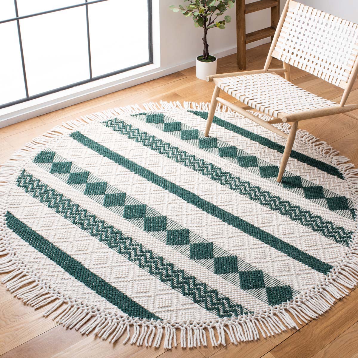 Safavieh Natura 851 Rug, NAT851 - IVORY / GREEN