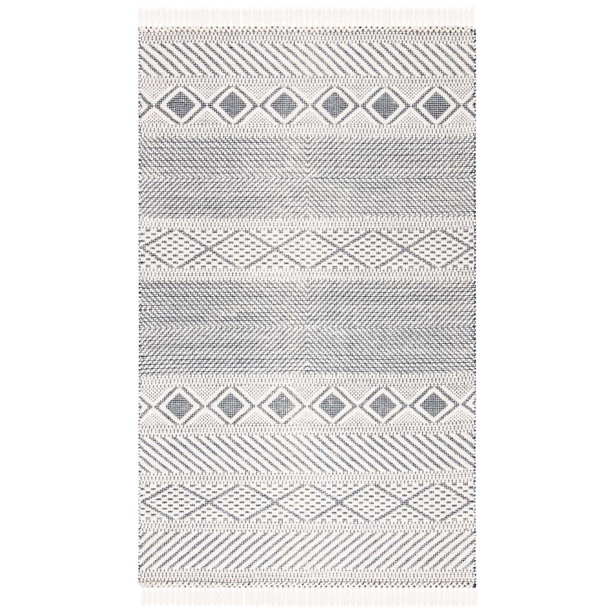 Safavieh Natura 856 Rug, NAT856 - IVORY / NAVY