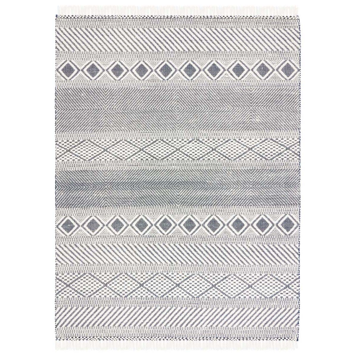 Safavieh Natura 856 Rug, NAT856 - IVORY / NAVY