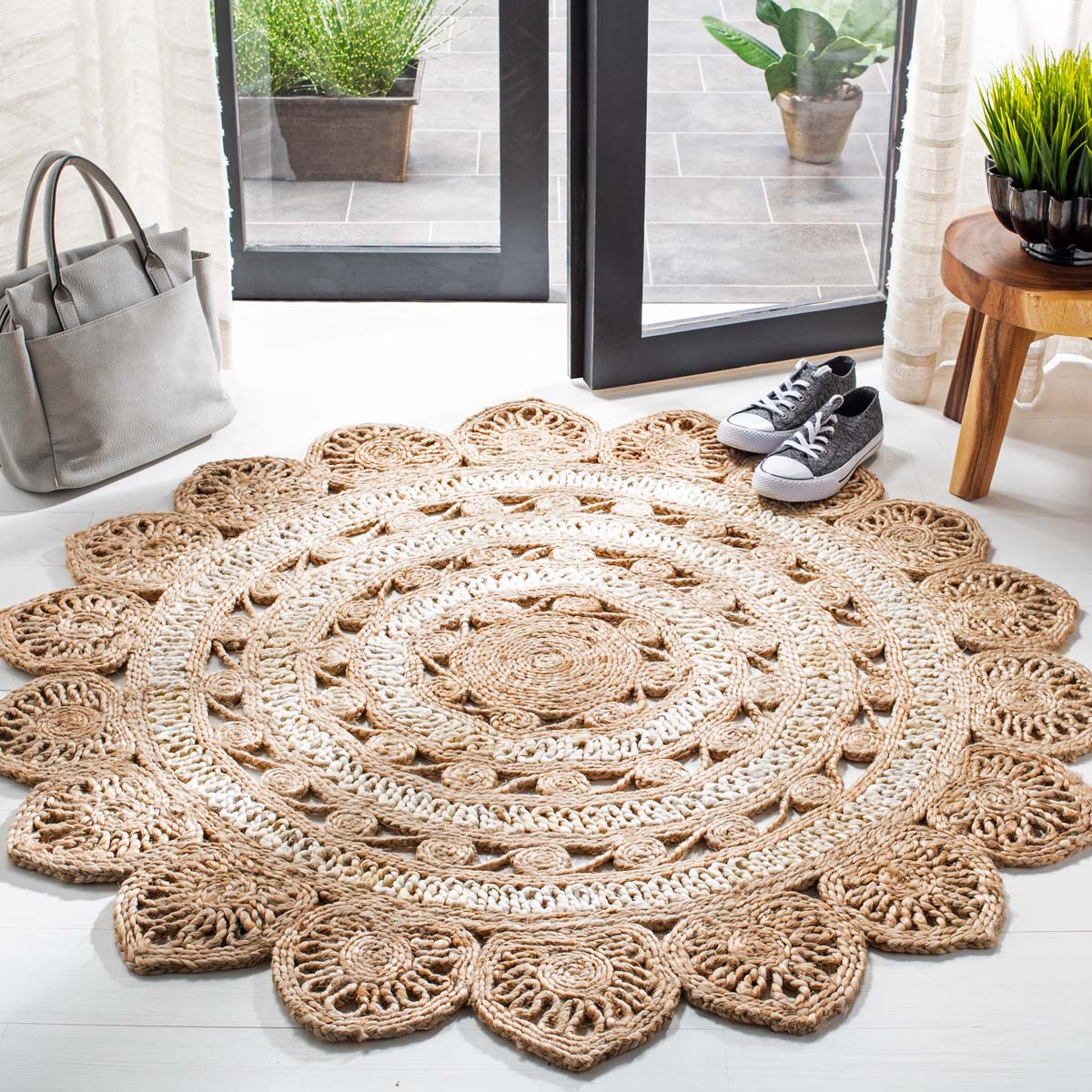 Safavieh Natural Fiber 160 Rug, NF160 - IVORY / NATURAL